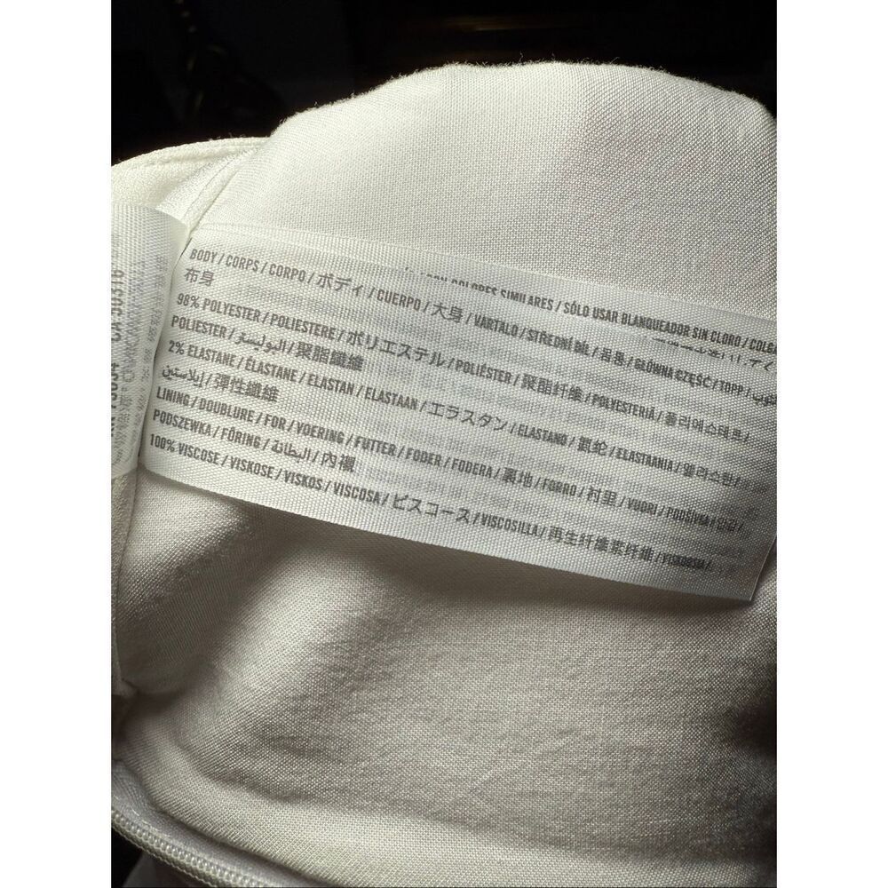 Abercrombie & Fitch pleated white skort Large - Picture 5 of 6